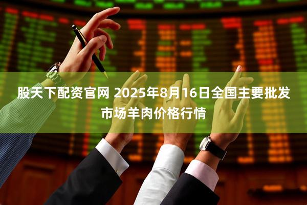 股天下配资官网 2025年8月16日全国主要批发市场羊肉价格行情