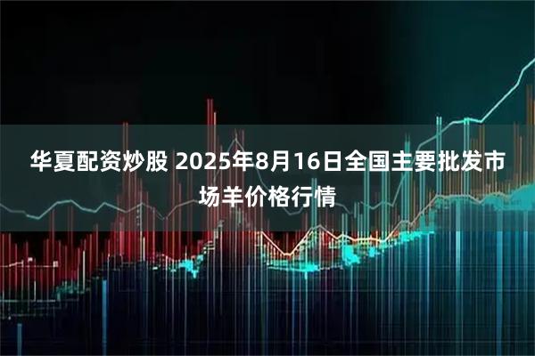 华夏配资炒股 2025年8月16日全国主要批发市场羊价格行情
